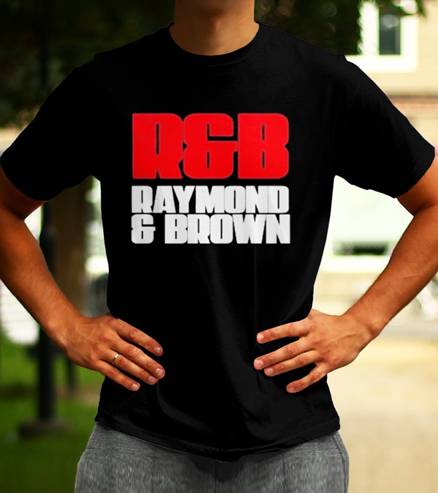 Raymond & Brown R&B World Tour 2026 Bold Red White T-Shirt