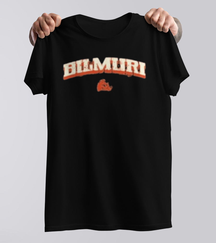Bilmuri Splatter Arch With Bulldog Motif T-Shirt