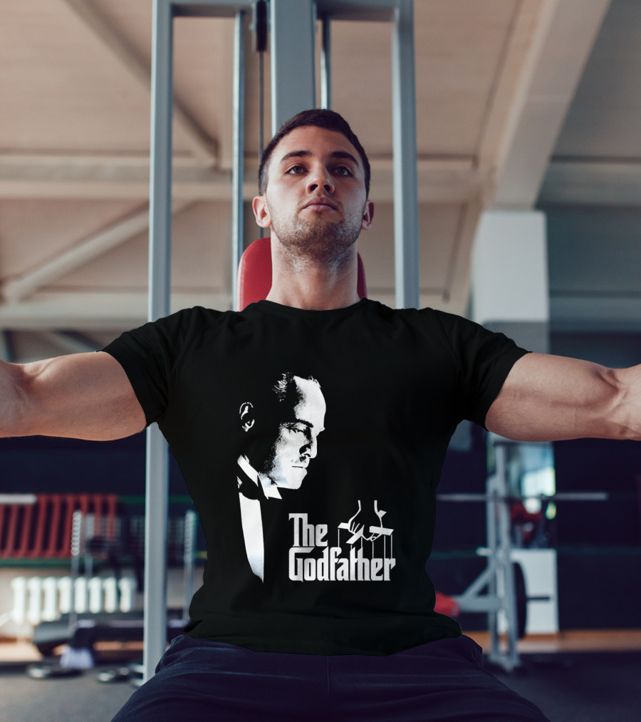 The Godfather Vito Corleone Iconic Movie Character Font T-Shirt