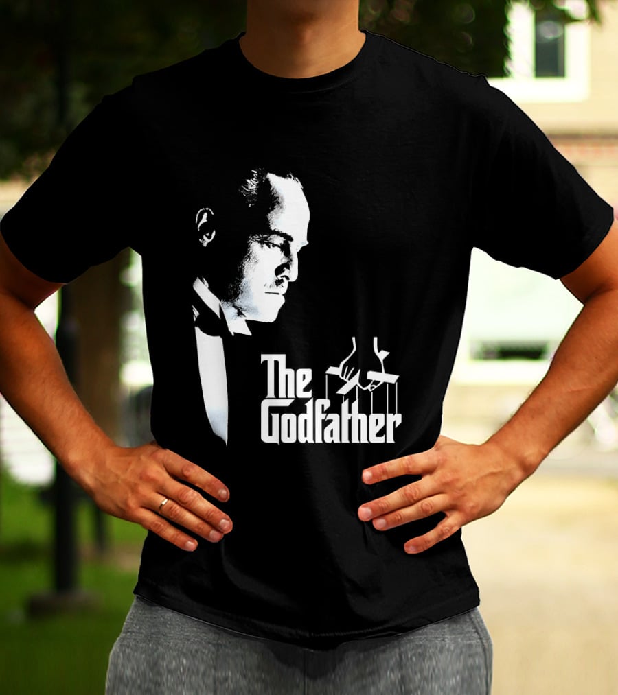 The Godfather Vito Corleone Iconic Movie Character Font T-Shirt