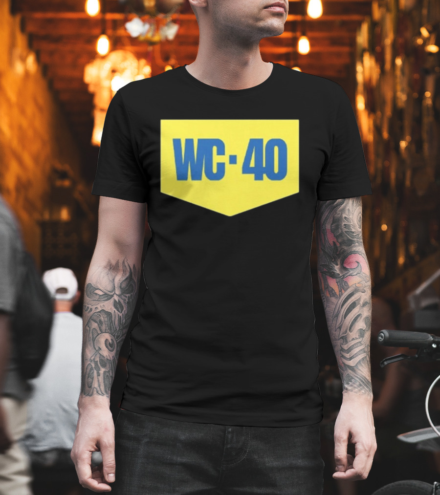 Willson Contreras WC 40 Blue Text On Yellow T-Shirt