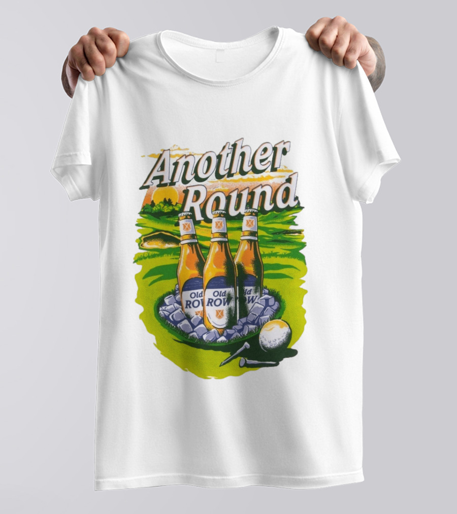 Another Round Old Row Golf Beer Bottles T-Shirt