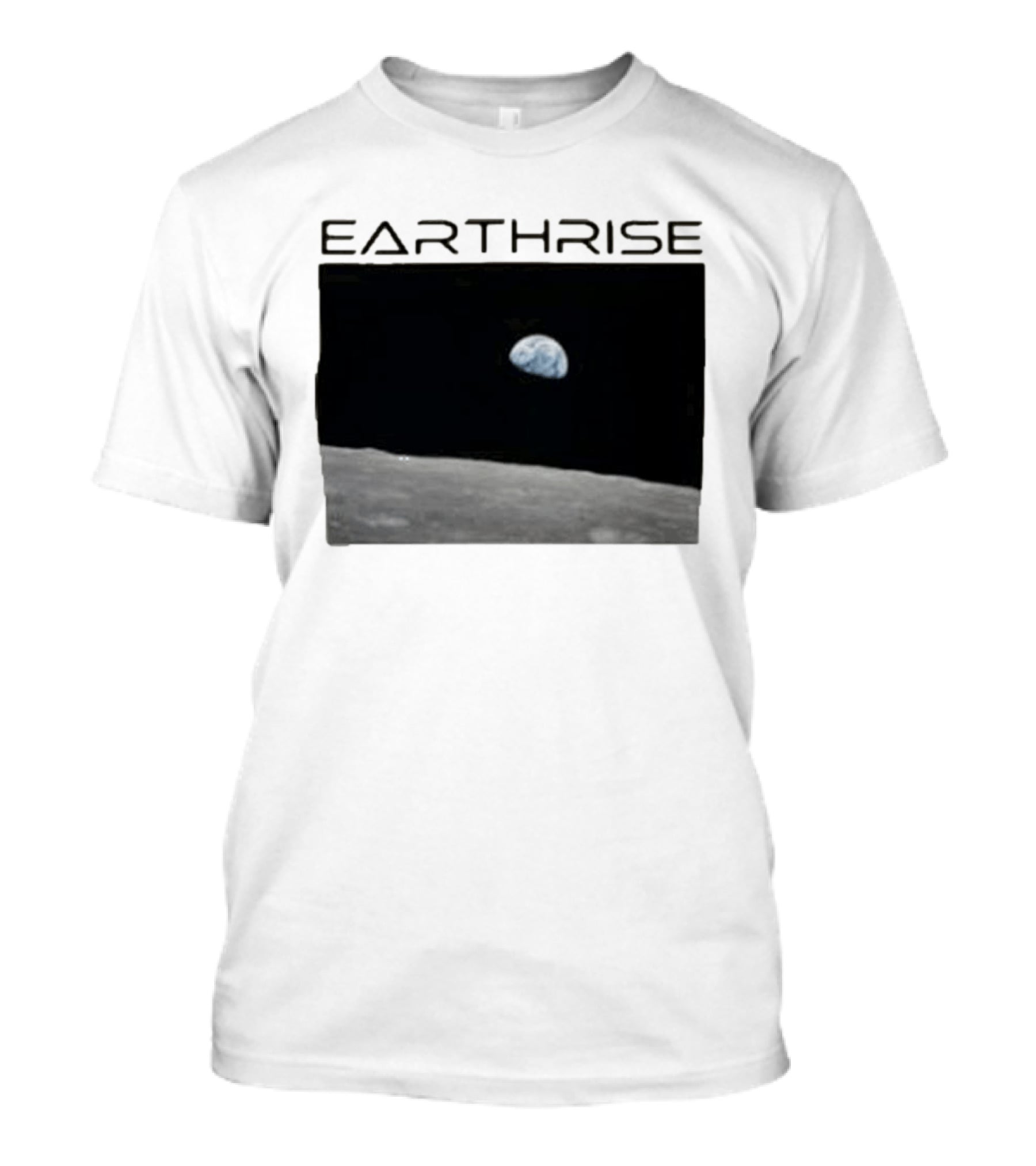 Artemis Mission Earthrise Moon View T-Shirt
