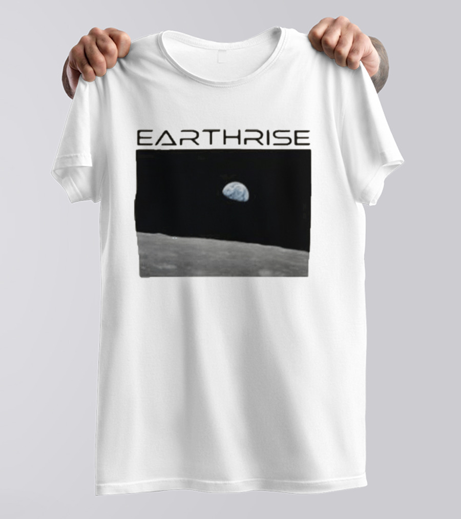 Artemis Mission Earthrise Moon View T-Shirt