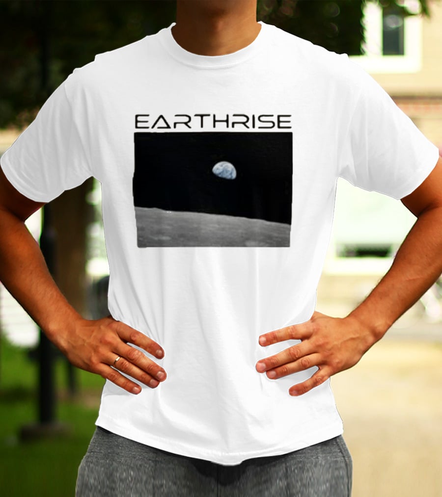 Artemis Mission Earthrise Moon View T-Shirt