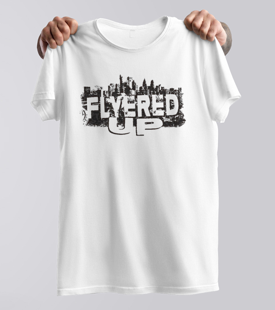 Flyered Up Skyline City T-Shirt