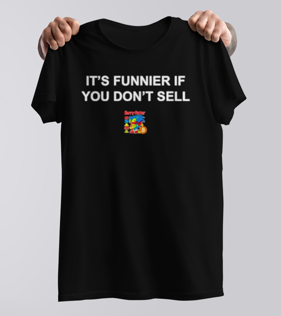 It's Funnier If You Don't Sell Bart Simpson Bitcoin Mashup T-Shirt