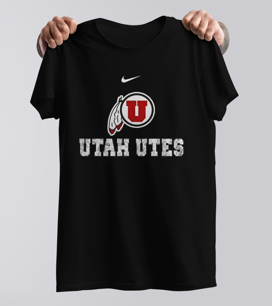 Utah Utes Nike Football Cyclones Cheering Teacher Difference Maker T-Shirt