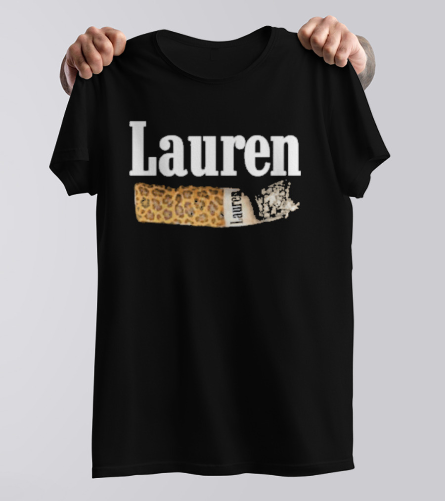 Lauren Sanderson Lauren Leopard Print Cake Slice T-Shirt