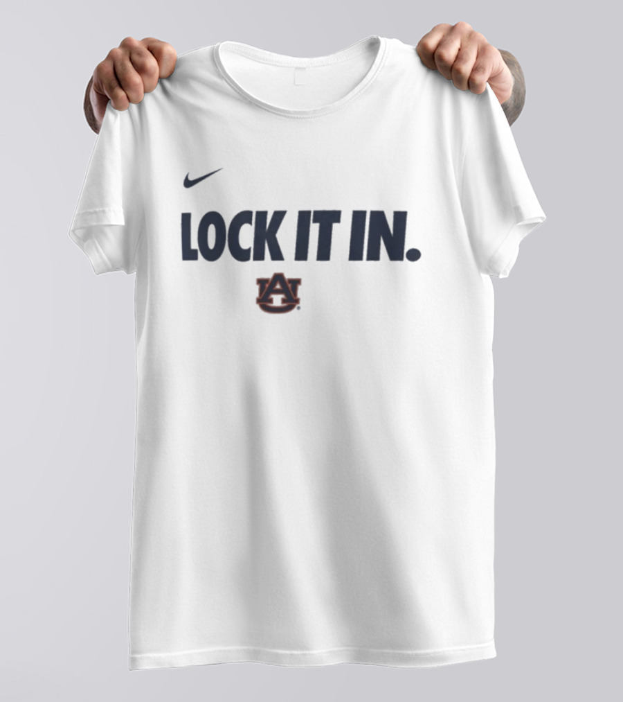 Nike Lock It In Auburn Tigers NCAA March Madness 2026 T-Shirt