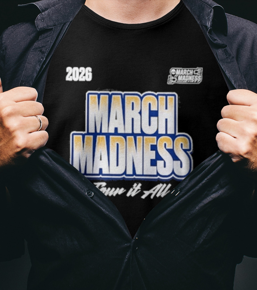 2026 NCAA Women's Basketball Tournament March Madness Power And Skill T-Shirt