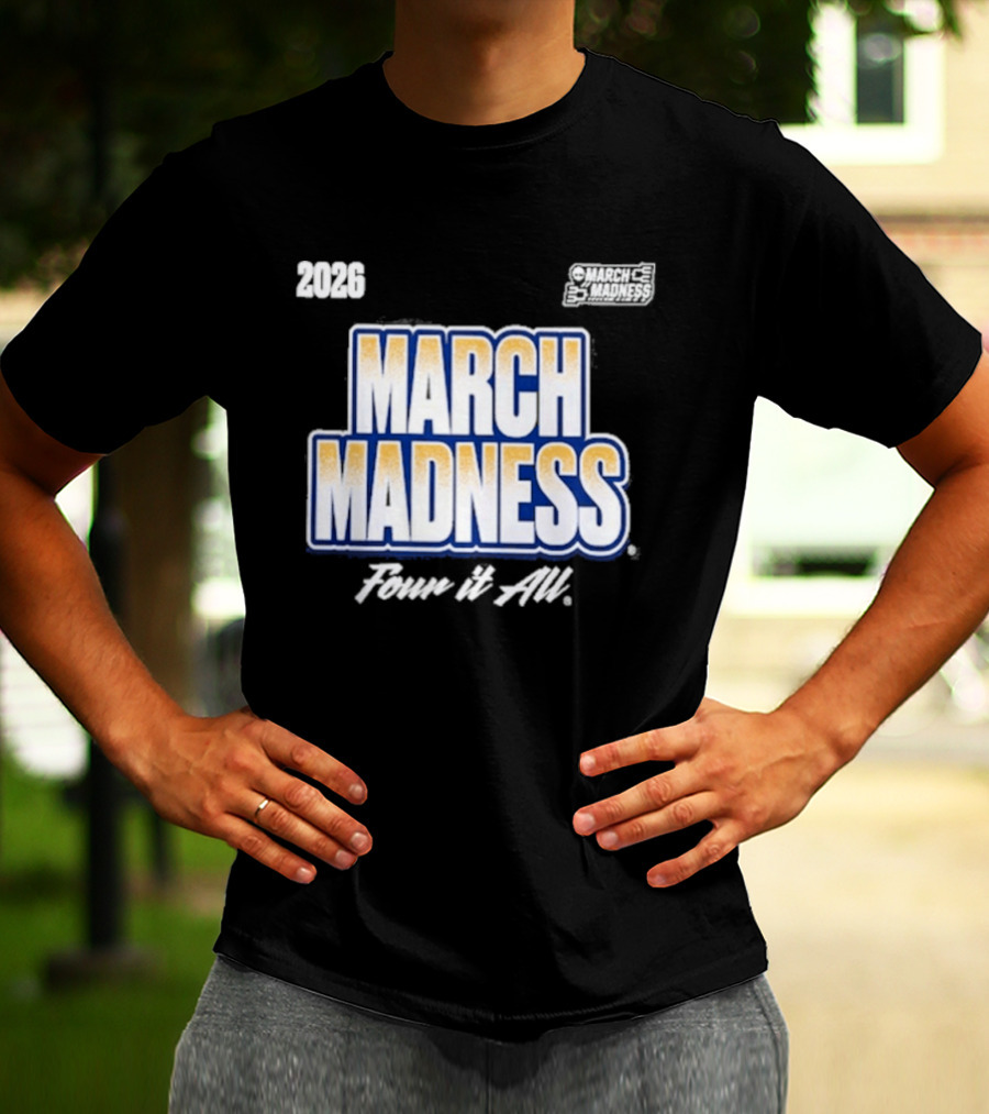 2026 NCAA Women's Basketball Tournament March Madness Power And Skill T-Shirt