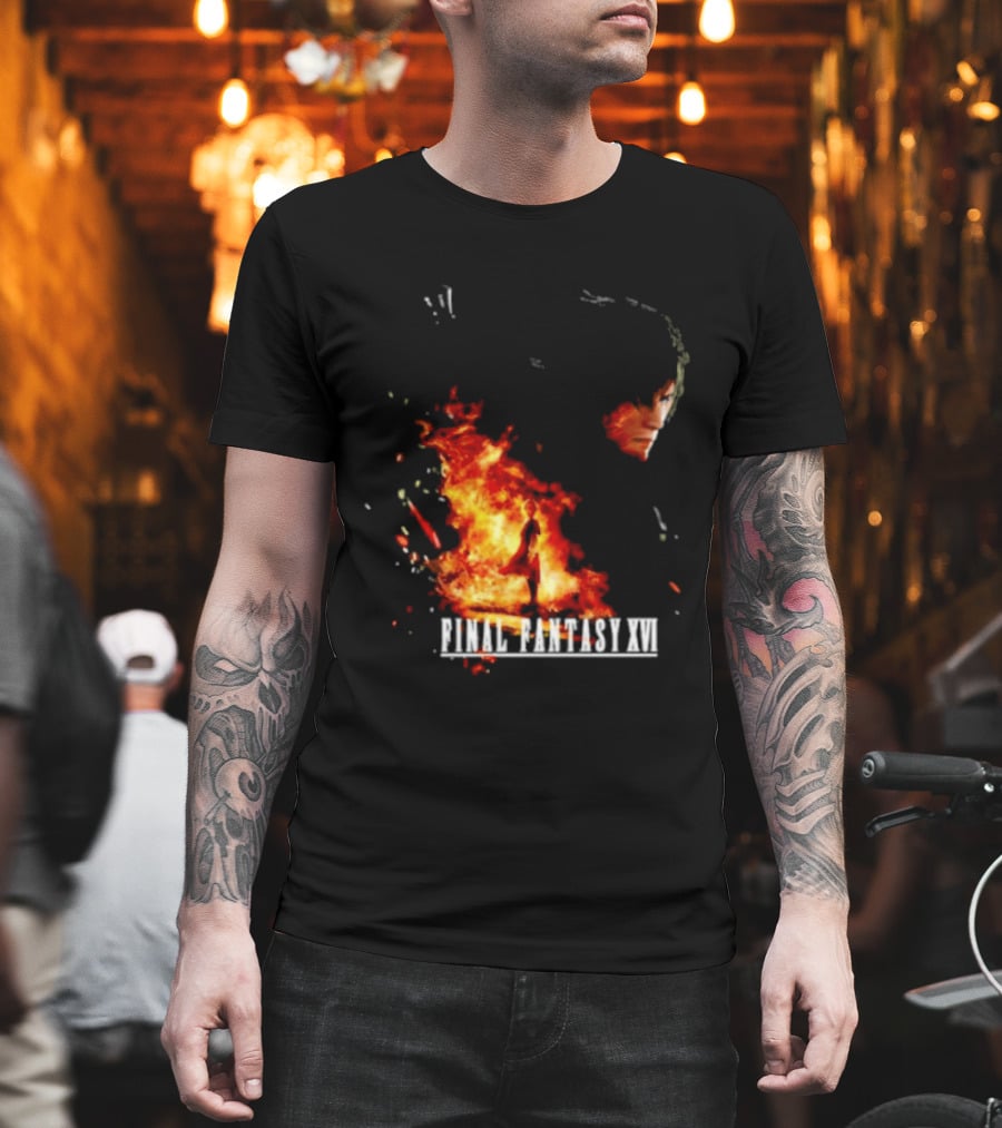 Ben Starr Final Fantasy XVI Fire Element T-Shirt