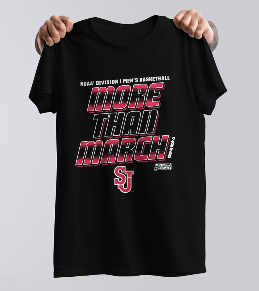 NCAA Division 1 Men's Basketball St John's More Than March Madness T-Shirt