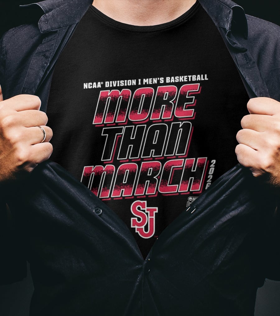 NCAA Division 1 Men's Basketball St John's More Than March Madness T-Shirt