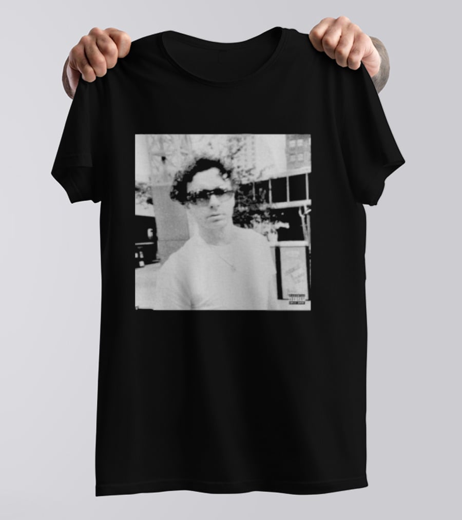 Sweet Action Jack Harlow Black And White Photo Explicit Content T-Shirt