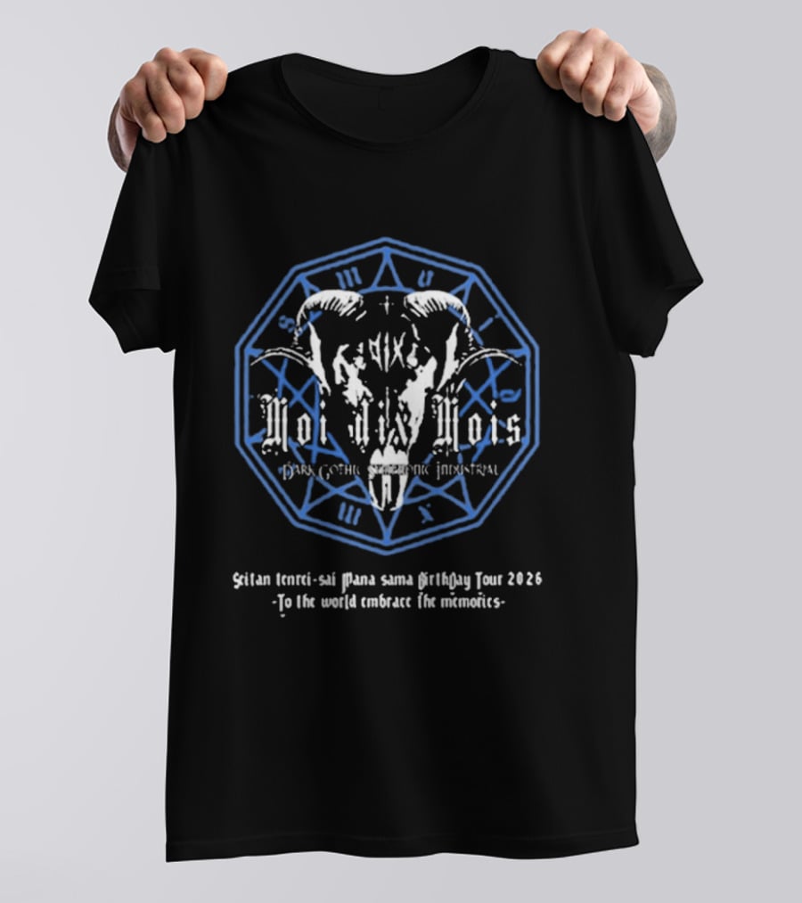 Moi Dix Mois Dark Gothic Metal Summoning Birth Celebration Tour 2026 Embrace The Memories T-Shirt