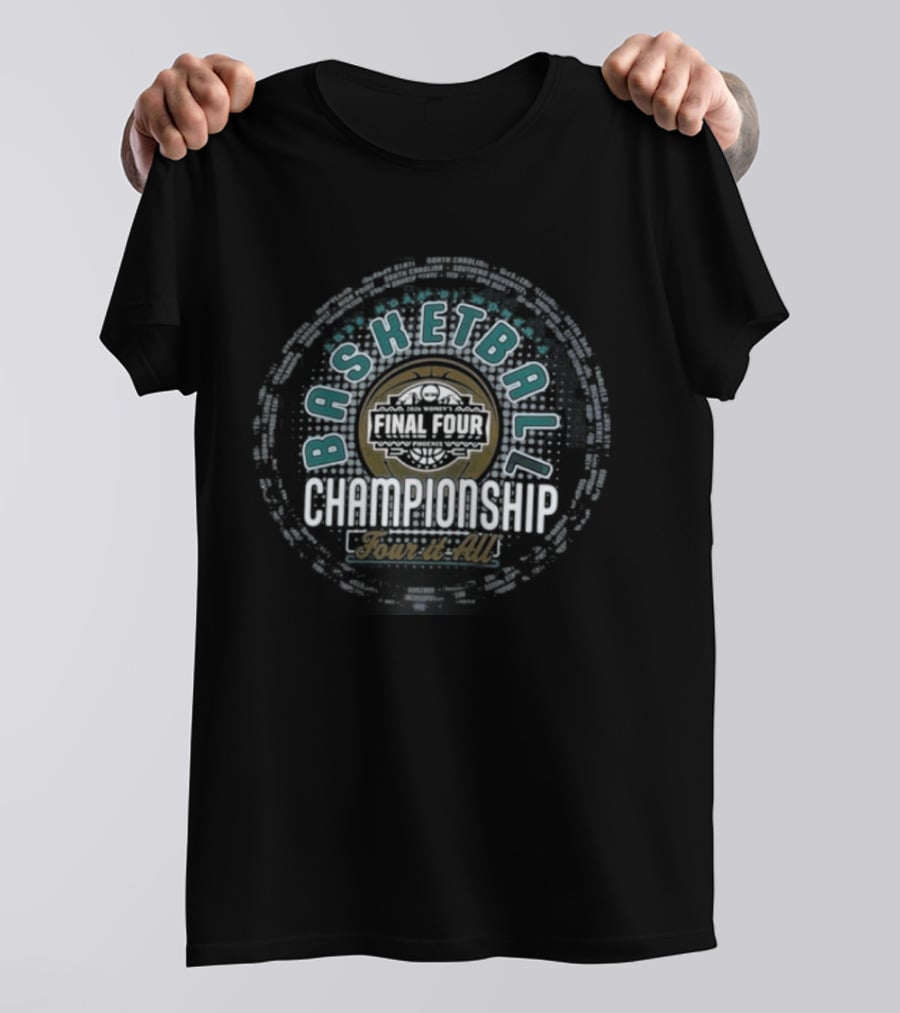 2026 NCAA DI Basketball Championship First Four Teams Tour It All T-Shirt