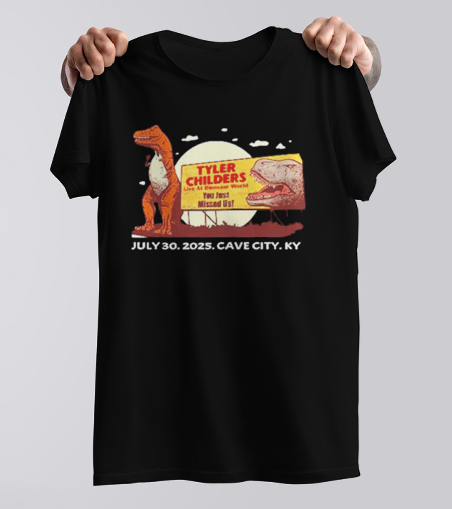 Tyler Childers Live At Dinosaur World July 30 2023 Cave City KY T-Shirt