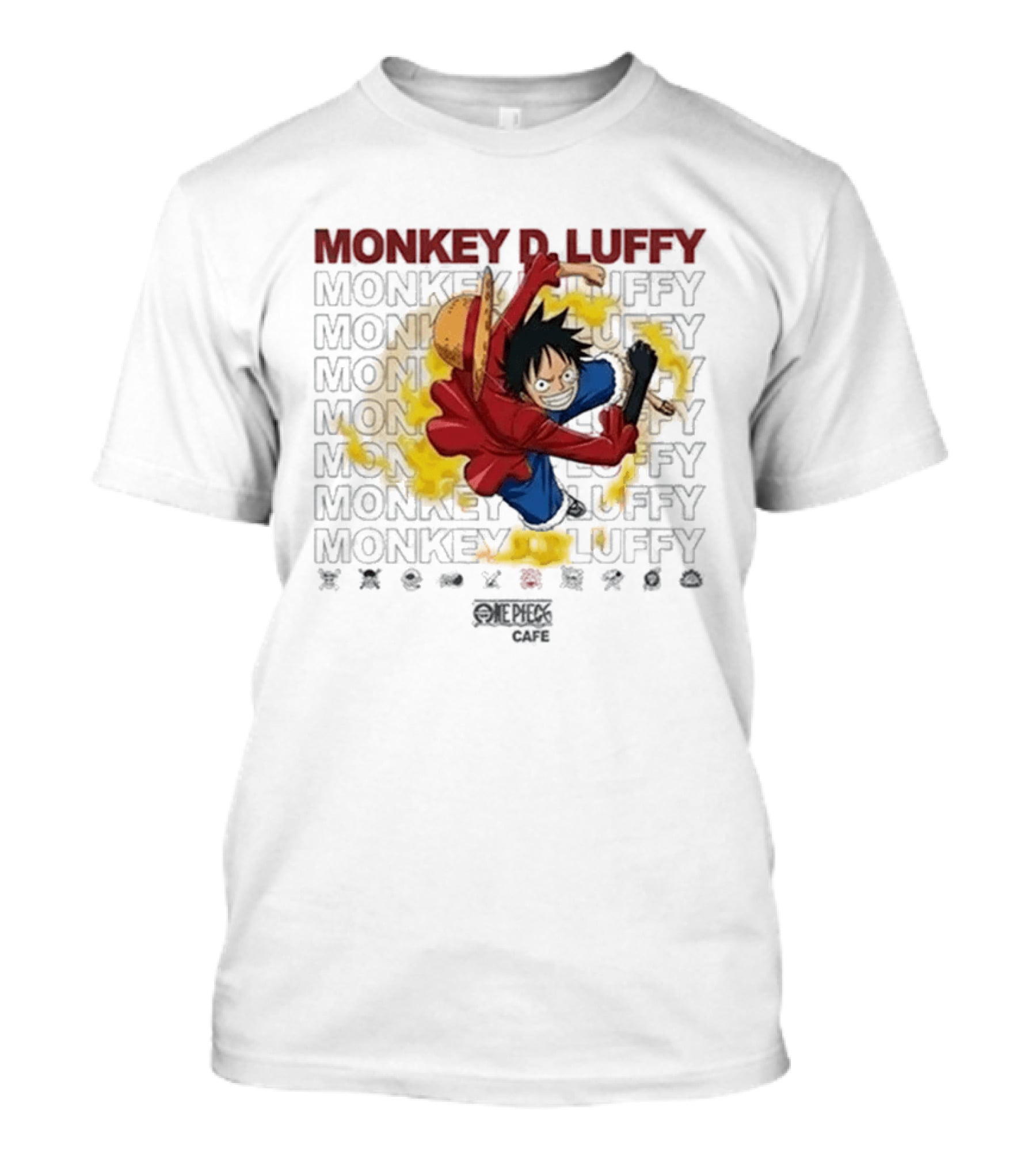 Popeyes Ishowspeed One Piece Monkey D. Luffy 2026 T-Shirt