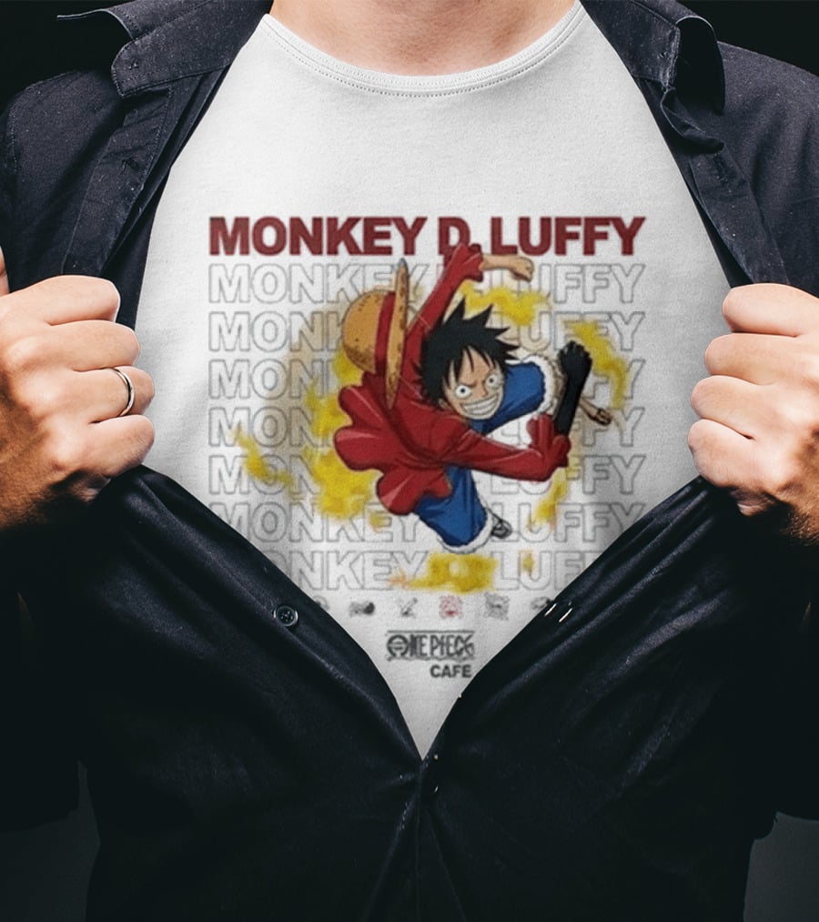 Popeyes Ishowspeed One Piece Monkey D. Luffy 2026 T-Shirt