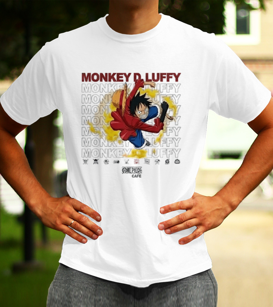 Popeyes Ishowspeed One Piece Monkey D. Luffy 2026 T-Shirt