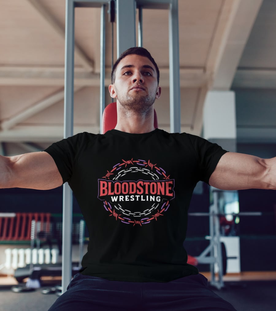 Bloodstone Wrestling Barbed Wire Chain T-Shirt