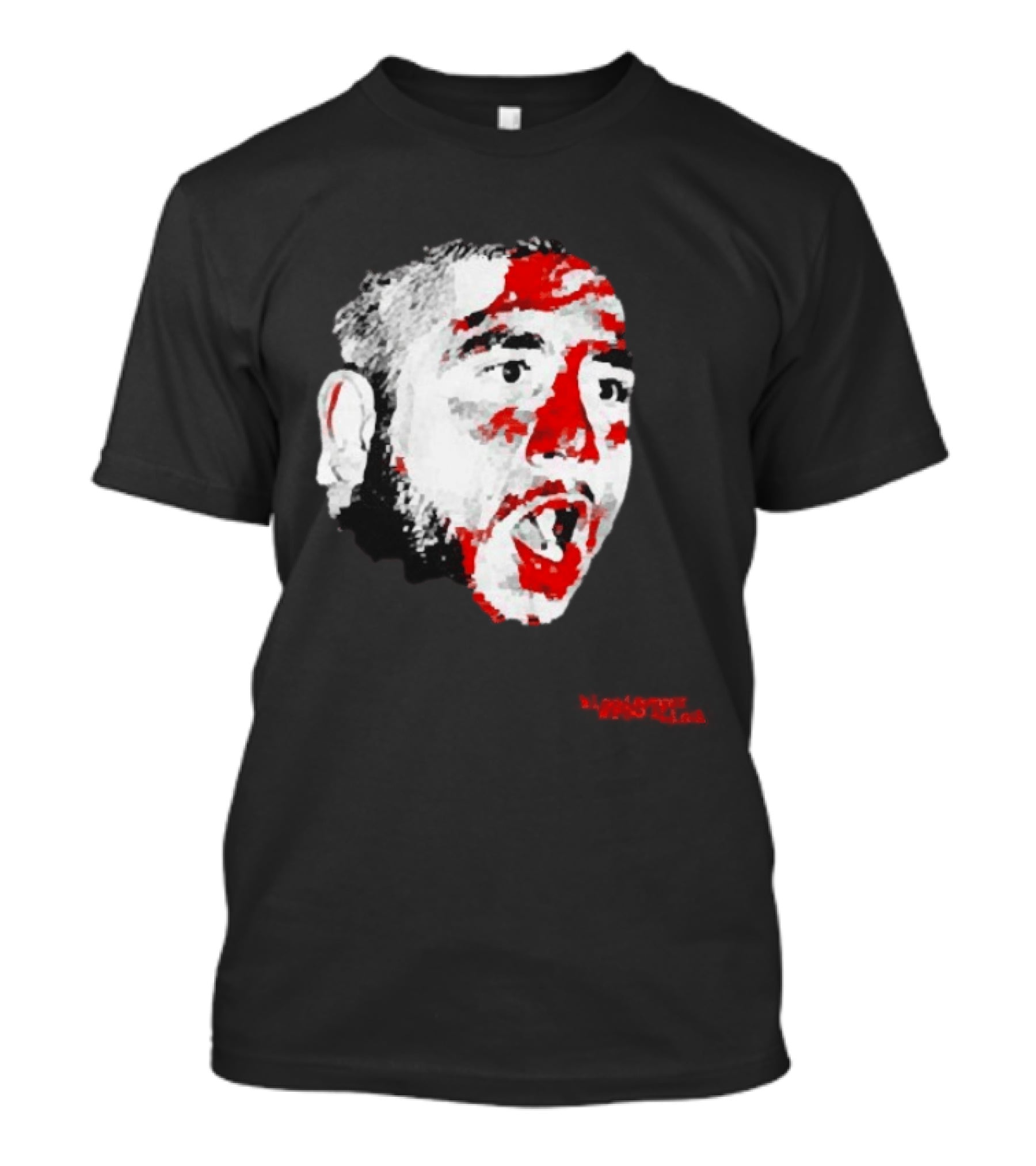 Bloodstone Wrestling Chico Suave Red Face T-Shirt