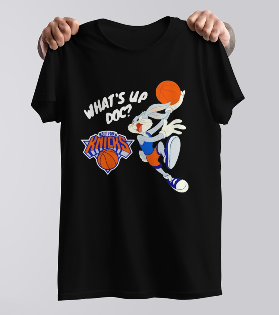 Bugs Bunny New York Knicks What's Up Doc Basketball T-Shirt