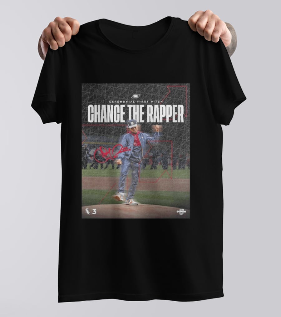 Chance The Rapper Ceremonial First Pitch Chicago White Sox Opening Day 2026 T-Shirt