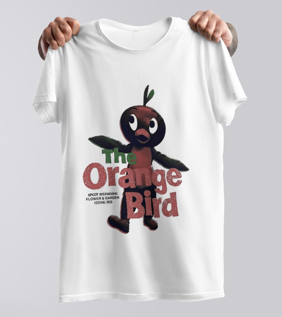 The Orange Bird Epcot Flower And Garden Festival 2026 Disney Parks Pavilion T-Shirt