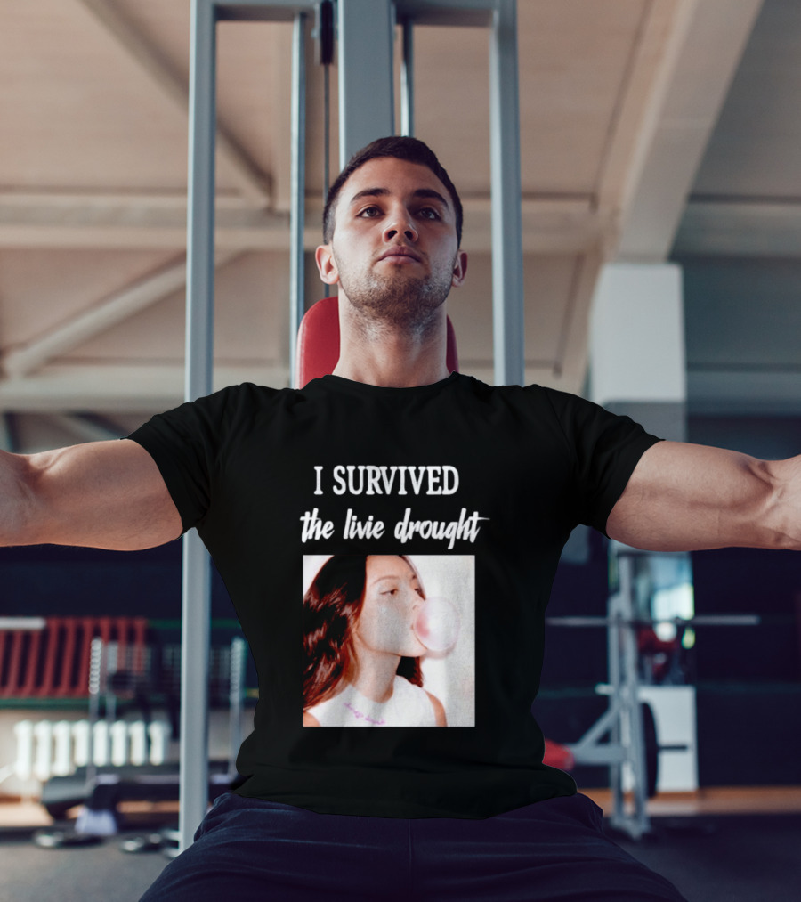 Olivia Rodrigo I Survived The Livie Drought Bubblegum Aesthetic T-Shirt