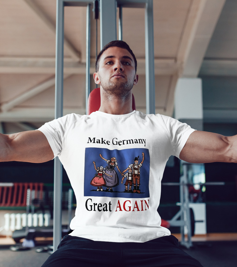 Make Germany Great Again Dirndl Lederhosen Family Celebration T-Shirt