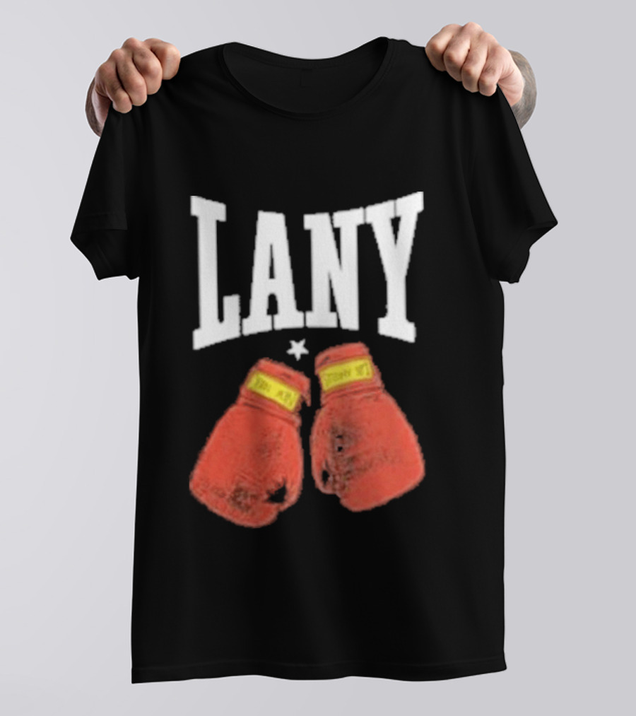 Lany Red Boxing Gloves Icon With Star T-Shirt