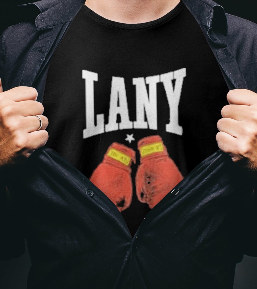Lany Red Boxing Gloves Icon With Star T-Shirt
