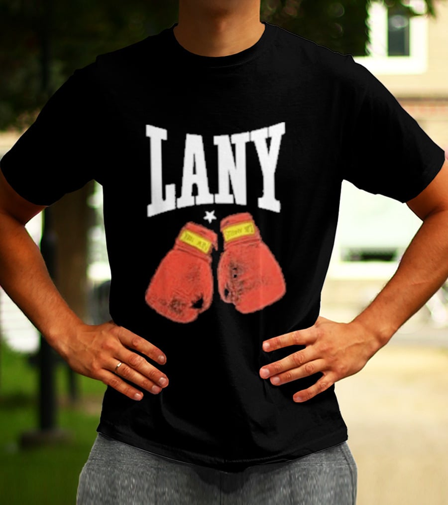 Lany Red Boxing Gloves Icon With Star T-Shirt