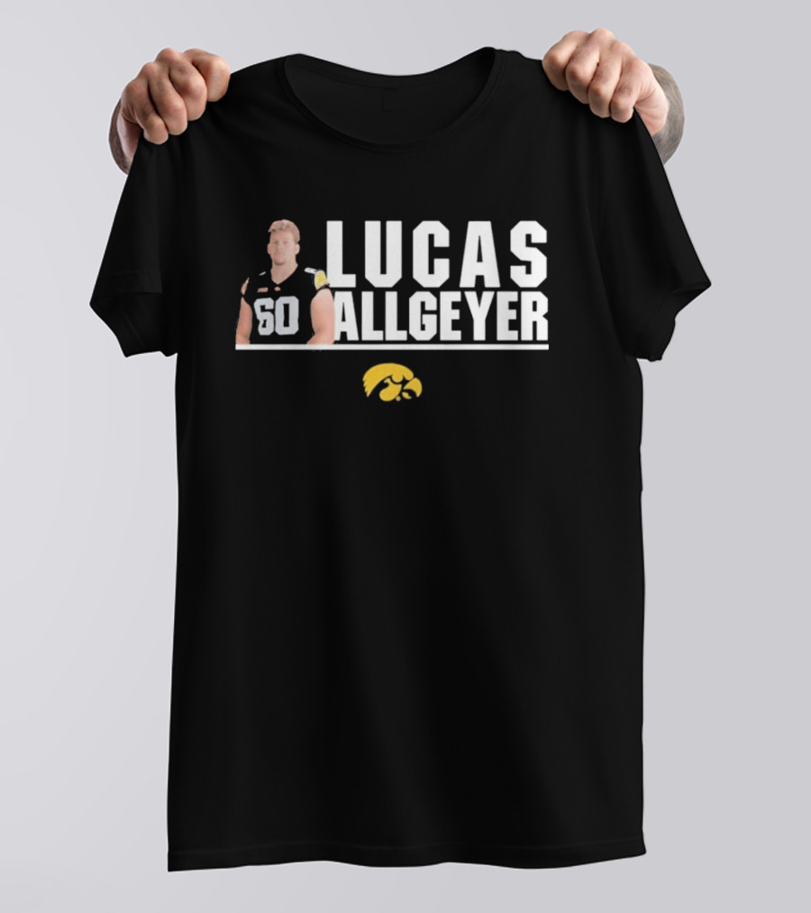 Lucas Allgeyer Iowa Hawkeyes Player 60 T-Shirt