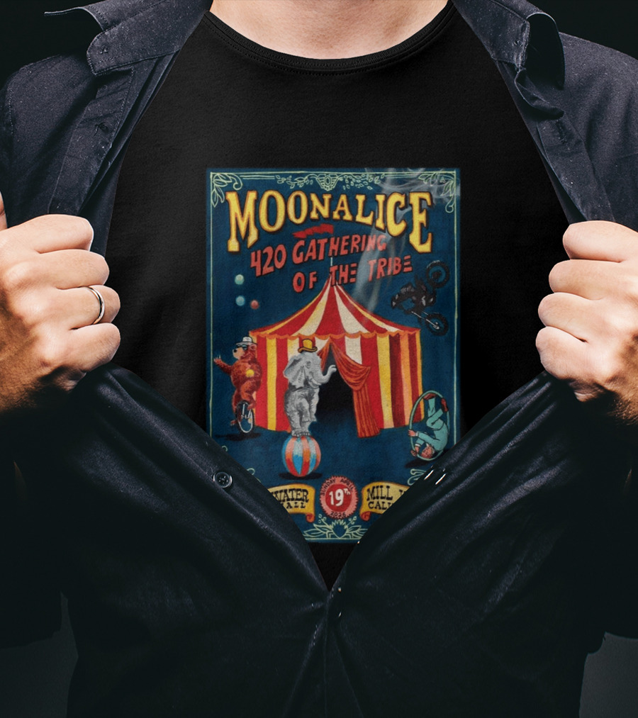 Moonalice 420 Gathering Of The Tribe Sweetwater Music Hall Mill Valley California Apr 19 2026 T-Shirt