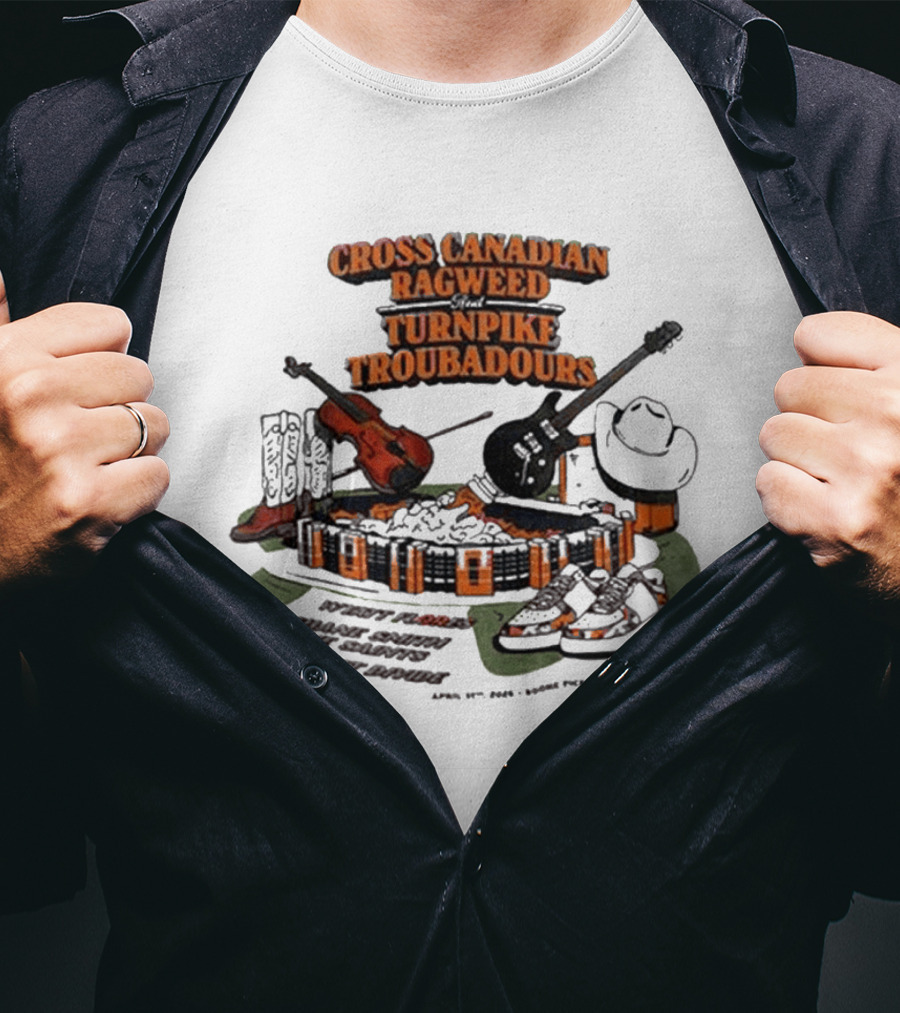 Cross Canadian Ragweed Turnpike Troubadours Whiskey Rock State Fair Grounds Oklahoma City T-Shirt
