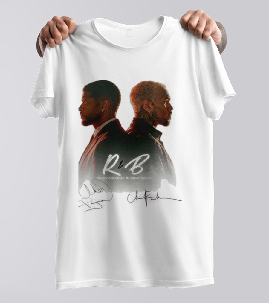 Raymond & Brown R&B Tour Usher Chris Brown Collaboration T-Shirt