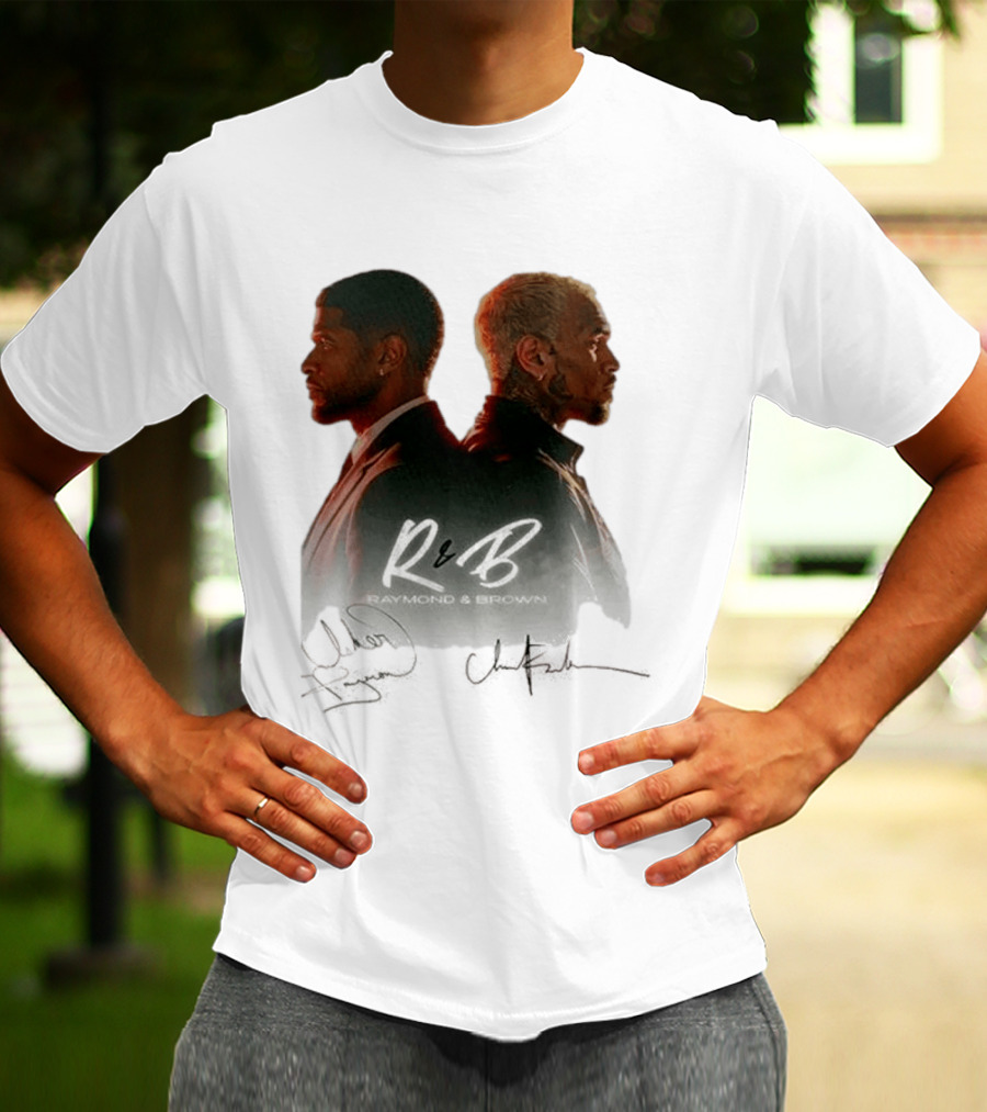 Raymond & Brown R&B Tour Usher Chris Brown Collaboration T-Shirt
