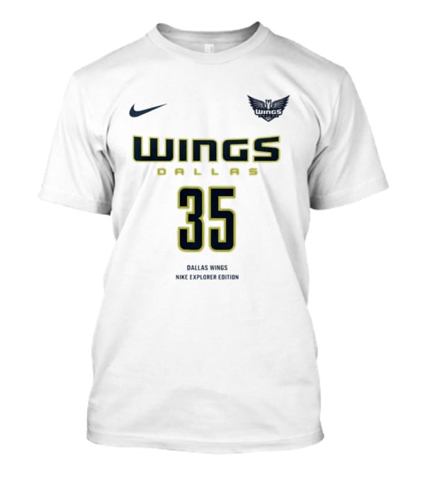 WNBA Dallas Wings Nike Explorer Edition Azzi Fudd 35 T-Shirt