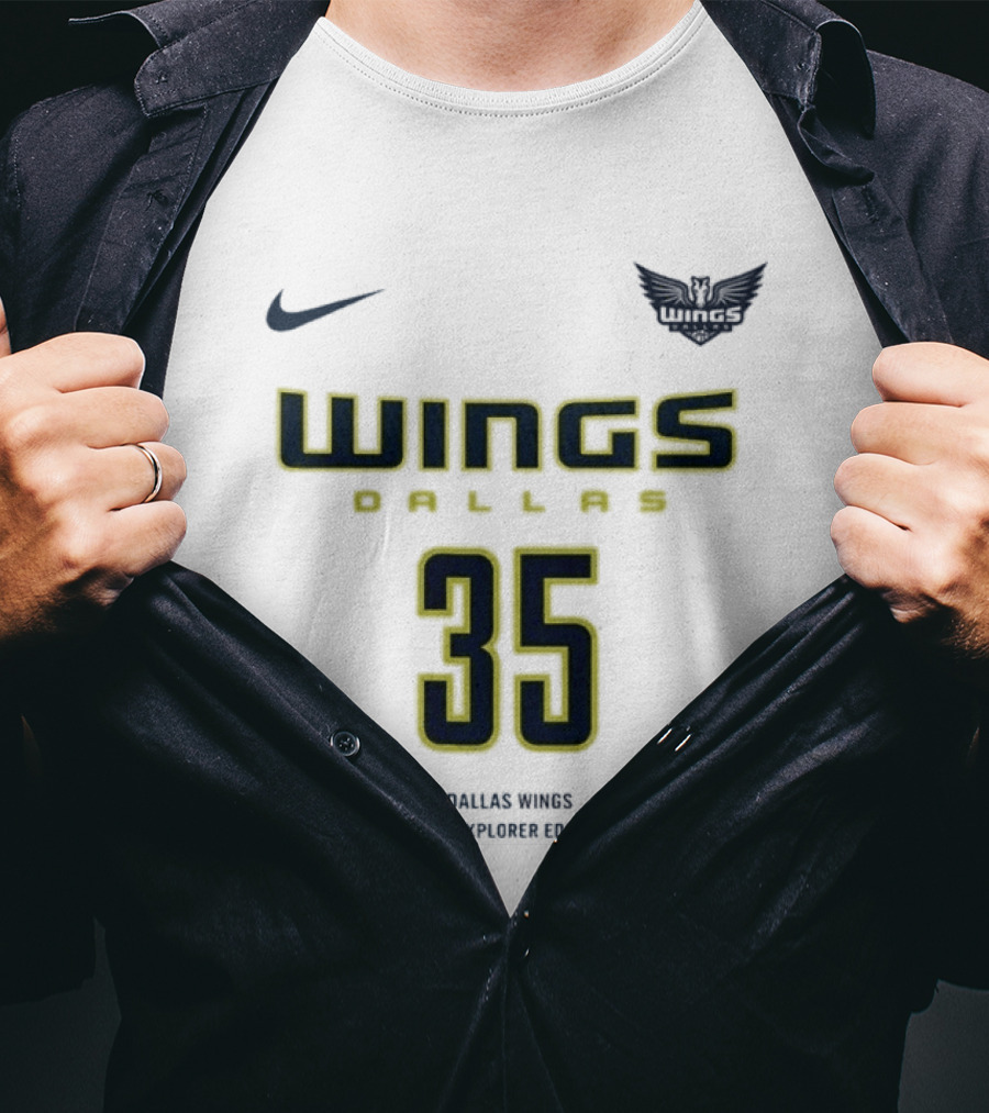 WNBA Dallas Wings Nike Explorer Edition Azzi Fudd 35 T-Shirt