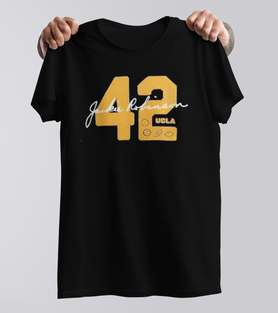 UCLA Bruins Jackie Robinson 42 Letterman Day 2026 T-Shirt