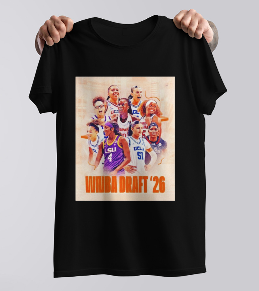 NCAA Women's Basketball WNBA Draft 2026 NCAA UCLA LSU Players T-Shirt