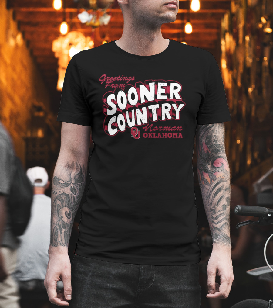 Greetings From Sooner Country Norman Oklahoma Sooners T-Shirt