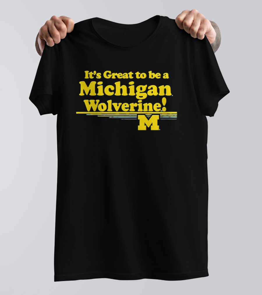 It's Great To Be A Michigan Wolverine M 2026 National Champs T-Shirt