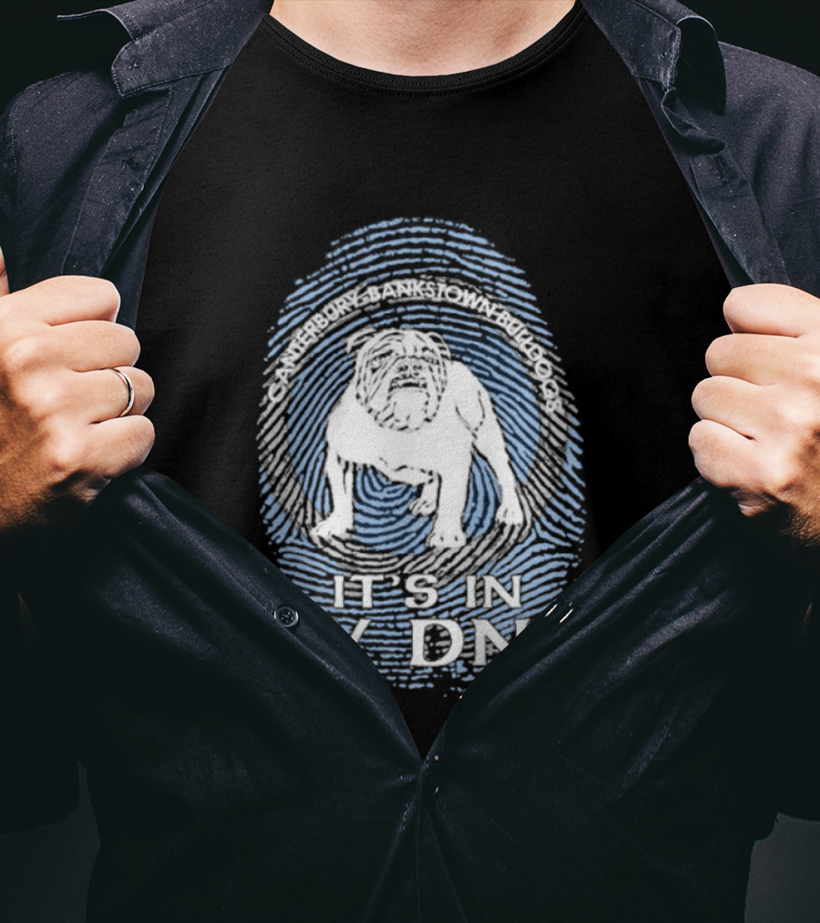 Canterbury Bankstown Bulldogs It's In My Dna Fan T-Shirt