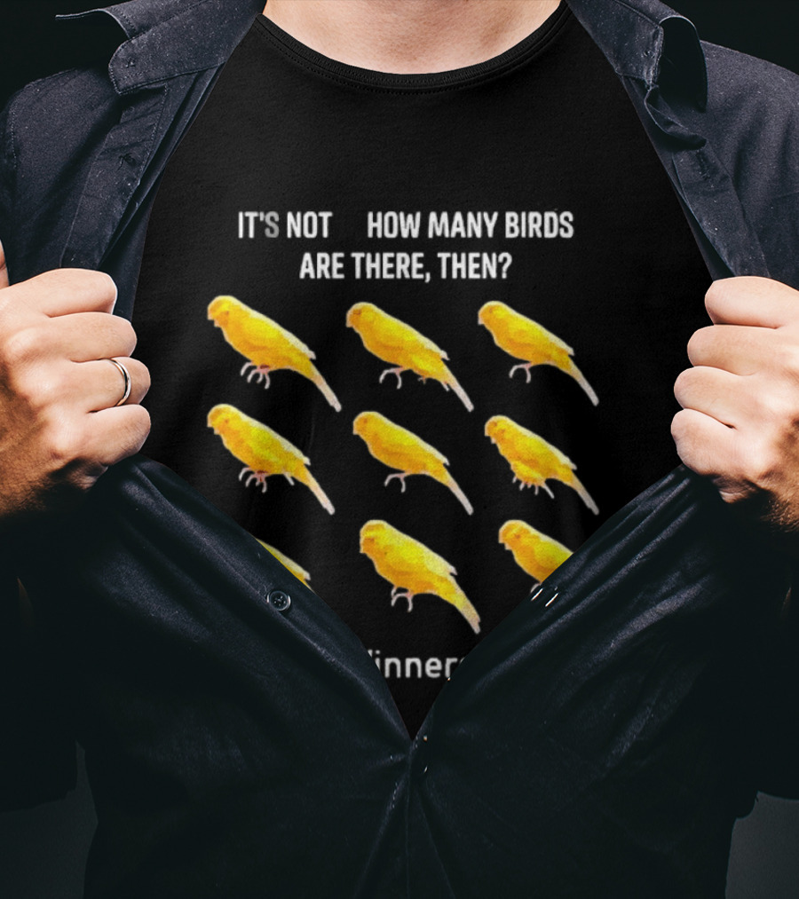 It's Not 9 How Many Birds Are There Then No Winners Yet T-Shirt