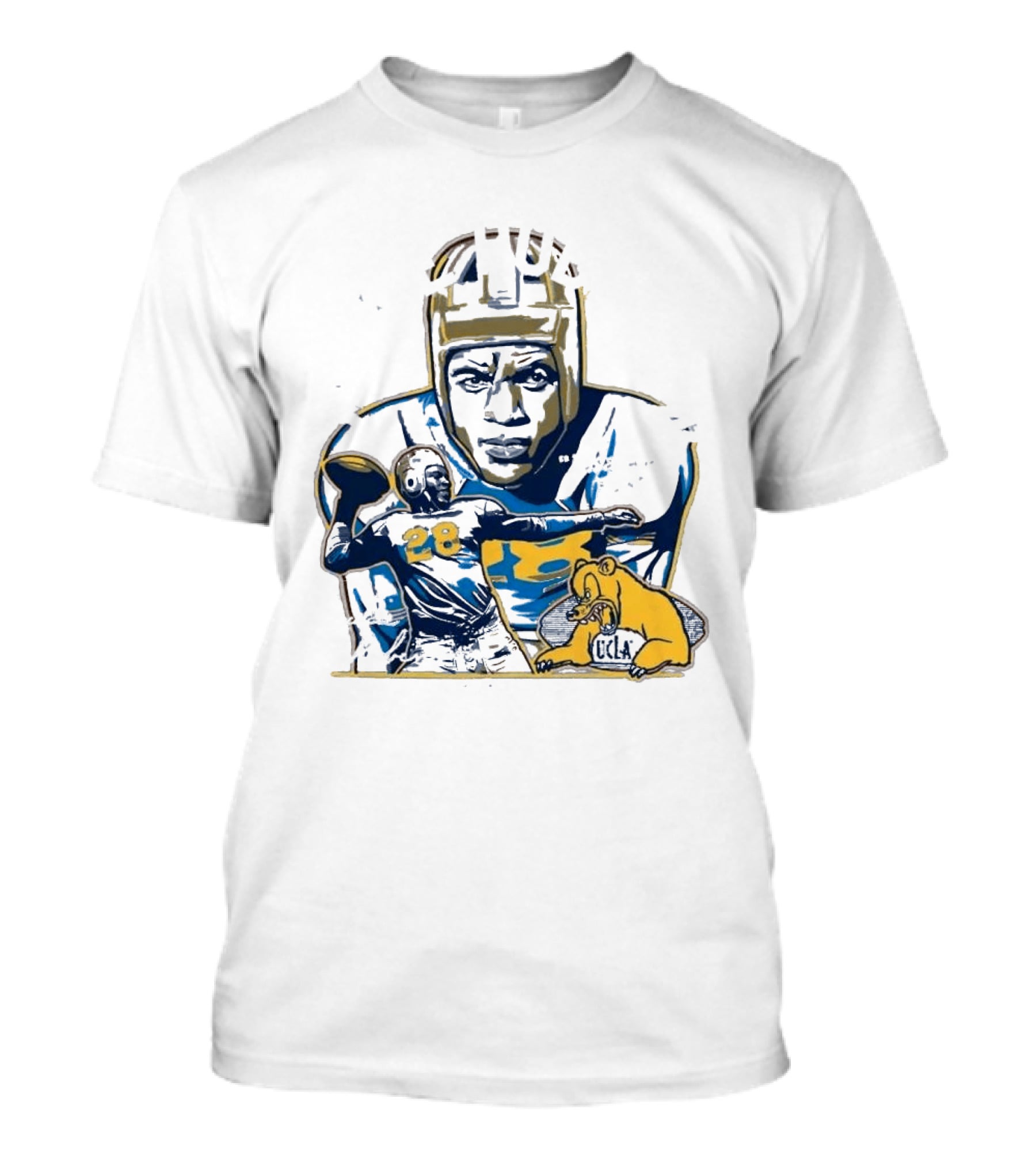 UCLA Football Honor Jackie Robinson Pasadena Flash 2026 Day Bruins 28 T-Shirt